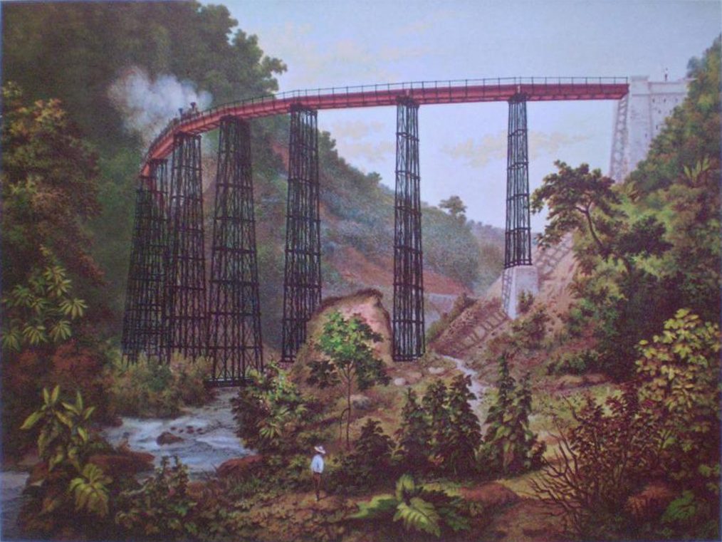 El puente de Metlac es de la época del ferrocarril. No forma parte del campo de 1821.
